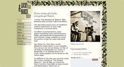 Desktop Screenshot of luckyandnaked.com